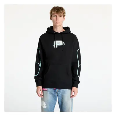 Mikina PLEASURES Pixel P Hoodie Black S 98798198