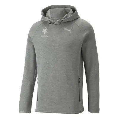 Pánská mikina Slavia Puma Evostripe Hoodie Grey XL 75320267