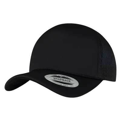 Flexfit Foam Trucker Cap Curved Visor blk/blk/blk 87528102