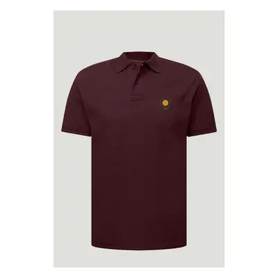 Polo Tričko Slim Fit, Barva Bordó, s Potiskem Sports Classic 95209519