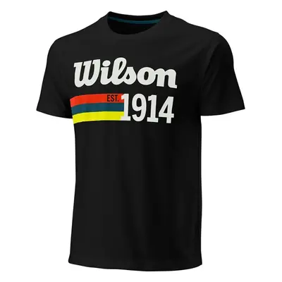 Pánské tričko Wilson Script ´14 Tech Tee Black 99101879