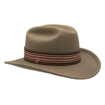 Cestovní nemačkavý voděodolný béžový klobouk Mayser - Cowboy Hat 97869945