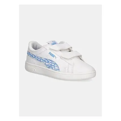 Dětské sneakers boty Puma Smash 3.0 L Icy Monster bílá barva, 397989 98697461