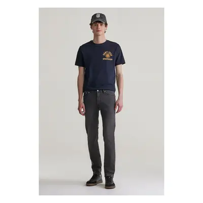 DŽÍNY GANT EXTRA SLIM ACTIVE REC BLK JEANS BLACK WORN IN 96262342