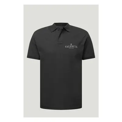 Polo Tričko Slim Fit, Barva Železitě Šedá, s Potiskem Valencia Minimal 95209421