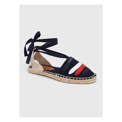 Dětské espadrilky Tommy Hilfiger tmavomodrá barva 90706957