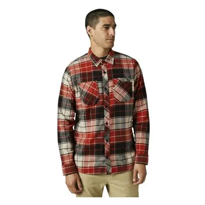 KOŠILE FOX Grainz Utility Flannel - oranžová - 69099613