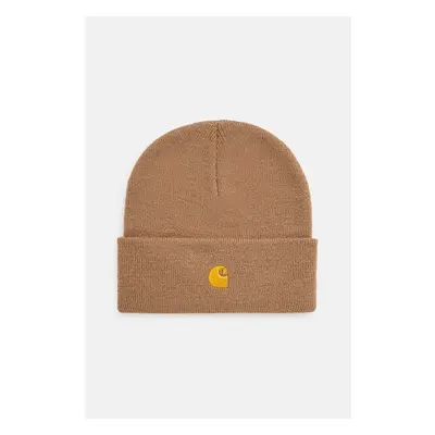 Čepice Carhartt WIP Chase Beanie béžová barva, I026222.2GQXX 97962698