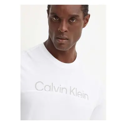 Tričko Calvin Klein Performance bílá barva, s potiskem, 00GMF4K142 98085037