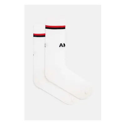 Vlněné ponožky AMBUSH Logo Low Soccer Socks bílá barva, 97962693