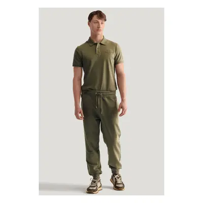 TEPLÁKY GANT REG TONAL SHIELD SWEAT PANTS JUNIPER GREEN 84605530