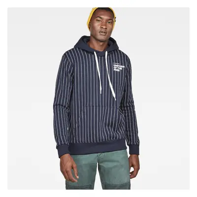 G-STAR Sweatshirt - Core hdd sw pinstr 1 ao l\s blue 96312790