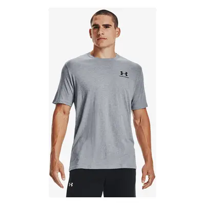 Tričko Under Armour Sportstyle Left Chest Short Sleeve T-Shirt Gray L 90876988