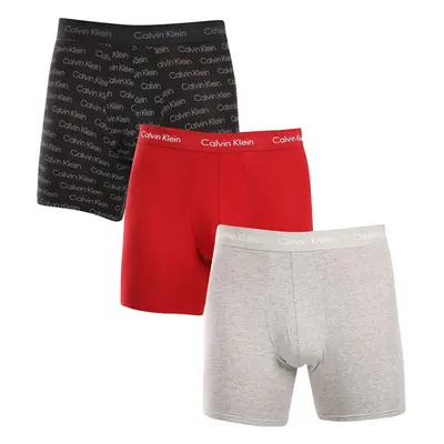 3PACK pánské boxerky Calvin Klein vícebarevné (NB3057A-QYP) 100239807