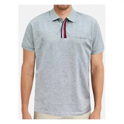 Pánské šedé polo triko Tommy Hilfiger 55444 84046249