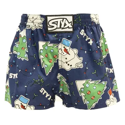 Dětské trenky Styx art klasická guma Vánoce 93585003