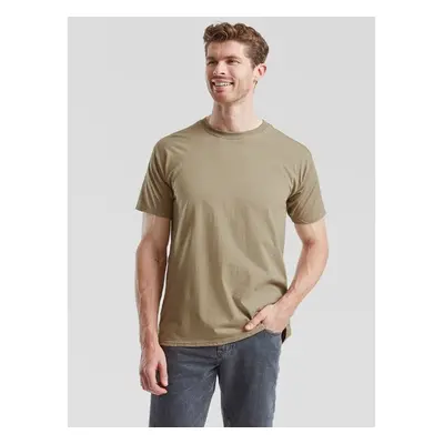 Khaki mens t-shirt Valueweight Fruit of the Loom 85801450