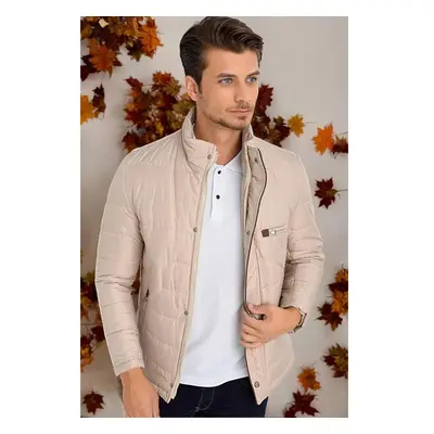 M8625 DEWBERRY MENS COAT-PLAIN BEIGE 91258412