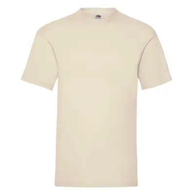 Beige Mens T-shirt Valueweight Fruit of the Loom 85811532