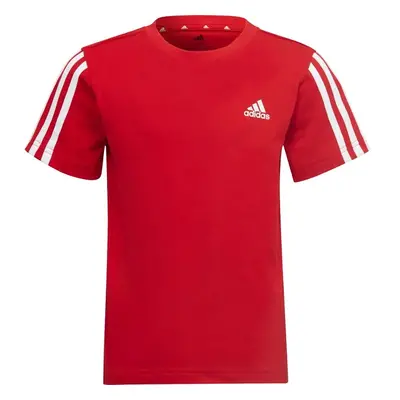 Dětské tričko adidas Essentials 3-Stripes Tee Vivid Red 99600307