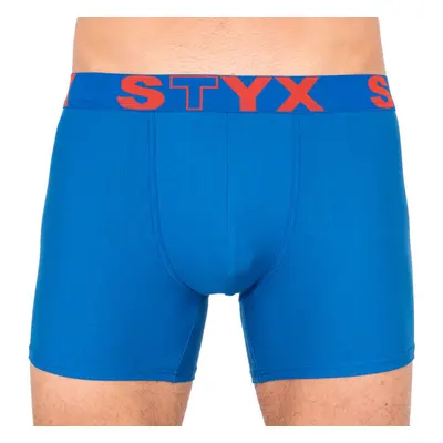 Pánské boxerky Styx long sportovní guma modré 93584913