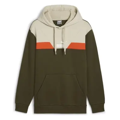 Puma POWER Colorblock Hoodie FL green 99636208