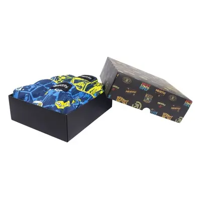 Meatfly pánské boxerky Agostino Yellow/Blue Comics Gift Pack | Žlutá 67060033