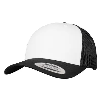 Flexfit Retro Trucker barevný přední blk/wht/blk 87556471