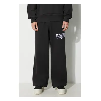 Bavlněné tepláky Puma PUMA x PLEASURES Sweatpants černá barva, s 87204465