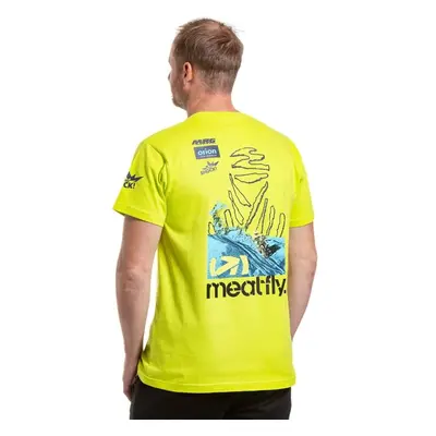 Meatfly pánské tričko Dakar Safety Yellow | Žlutá 87685405