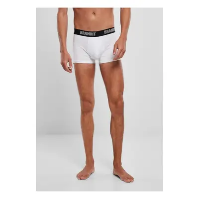 Brandit Boxerky Logo 2er Pack wht/blk 89520821