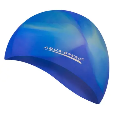 AQUA SPEED Unisexs Swimming Cap Bunt Pattern 57 84462503