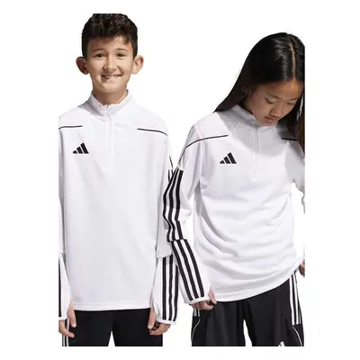 Dětská mikina adidas Performance TIRO23L TR TOPY bílá barva, hladká, 92915661