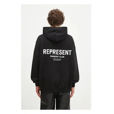 Bavlněná mikina Represent Represent Owners Club Hoodie pánská, černá 99543248