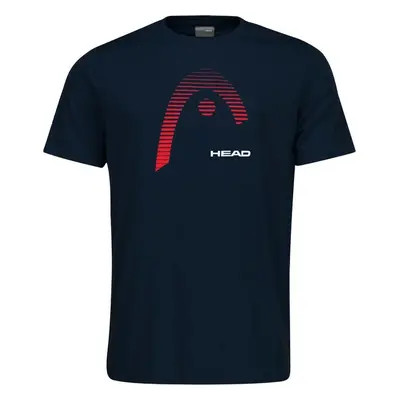 Dětské tričko Head Club Carl T-Shirt Junior Dark Blue 152 cm 99599997