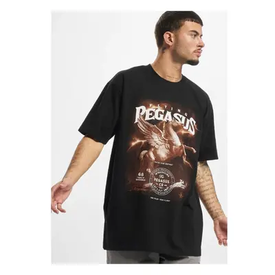 Mister Tee Černé tričko Pegasus Oversize 87528063