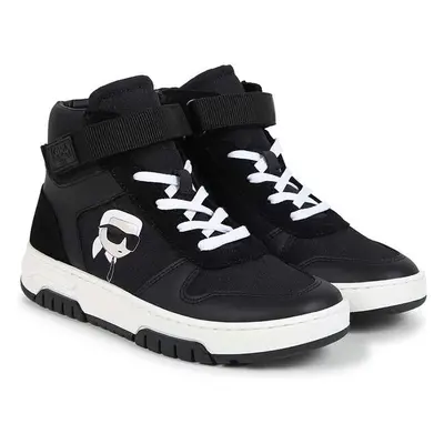 Dětské sneakers boty Karl Lagerfeld černá barva, Z30318 99254350