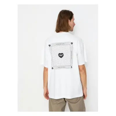 Carhartt WIP Heart Bandana (white/black)bílá 89573958