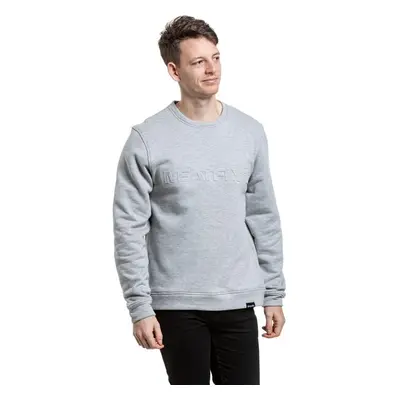 Meatfly pánská mikina Luke Crewneck Grey Heather | Šedá 91720758