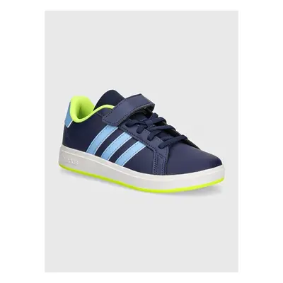 Dětské sneakers boty adidas GRAND COURT 2.0 EL C tmavomodrá barva, 99254274