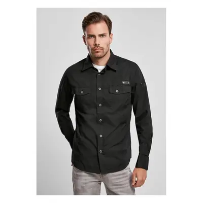 Pánská košile Brandit Slim Worker Shirt - černá 43838764