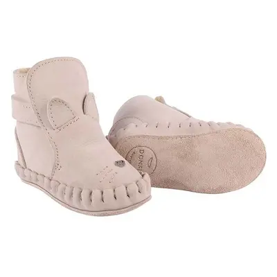 Kojenecké kožené boty Donsje Kapi Classic Booties Cat béžová barva, 99019482