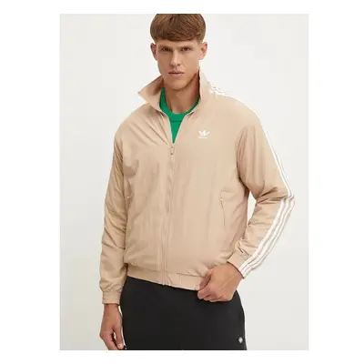 Mikina adidas Originals pánská, béžová barva, s aplikací, IZ3061 99914150