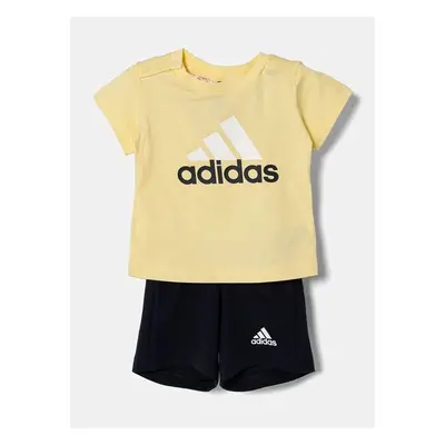 Kojenecká sada adidas I BL CO T SET žlutá barva, IV7396 100263152