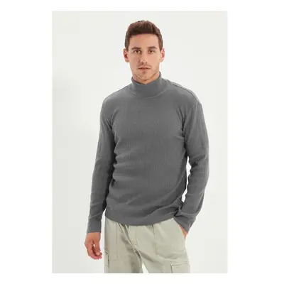 Trendyol Gray Turtleneck Knitwear Sweater 99795735