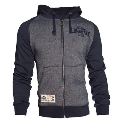 Lonsdale Mens hooded zipsweat jacket slim fit 76402267