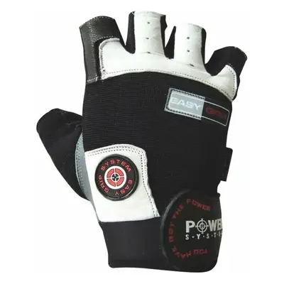 Power System Fitness Rukavice Easy Grip Černobílé S 99102227