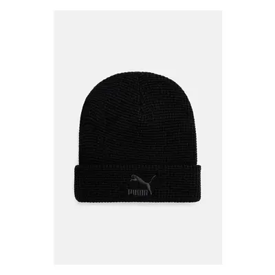 Čepice Puma Classics Mid Fit Beanie černá barva, z husté pleteniny, 99287548