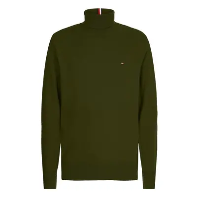 Sweater - Tommy Hilfiger PIMA COTTON CASHMERE ROLL NECK green 95273155