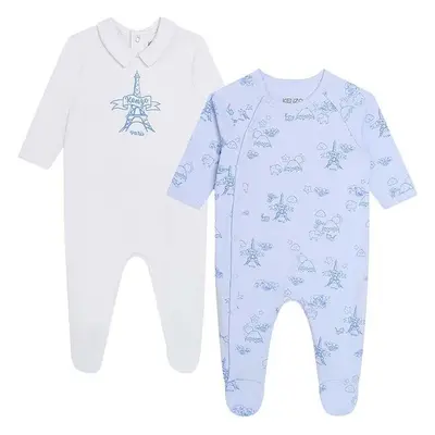 Kojenecké bavlněné dupačky Kenzo Kids 2-pack 90100395